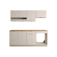 KÜCHENZEILE - 200 cm x 60 cm - holz - beige, naturfarben hell Carmeo - Beige/Naturfarben, Holz (200/82/60cm) - Vente-Unique