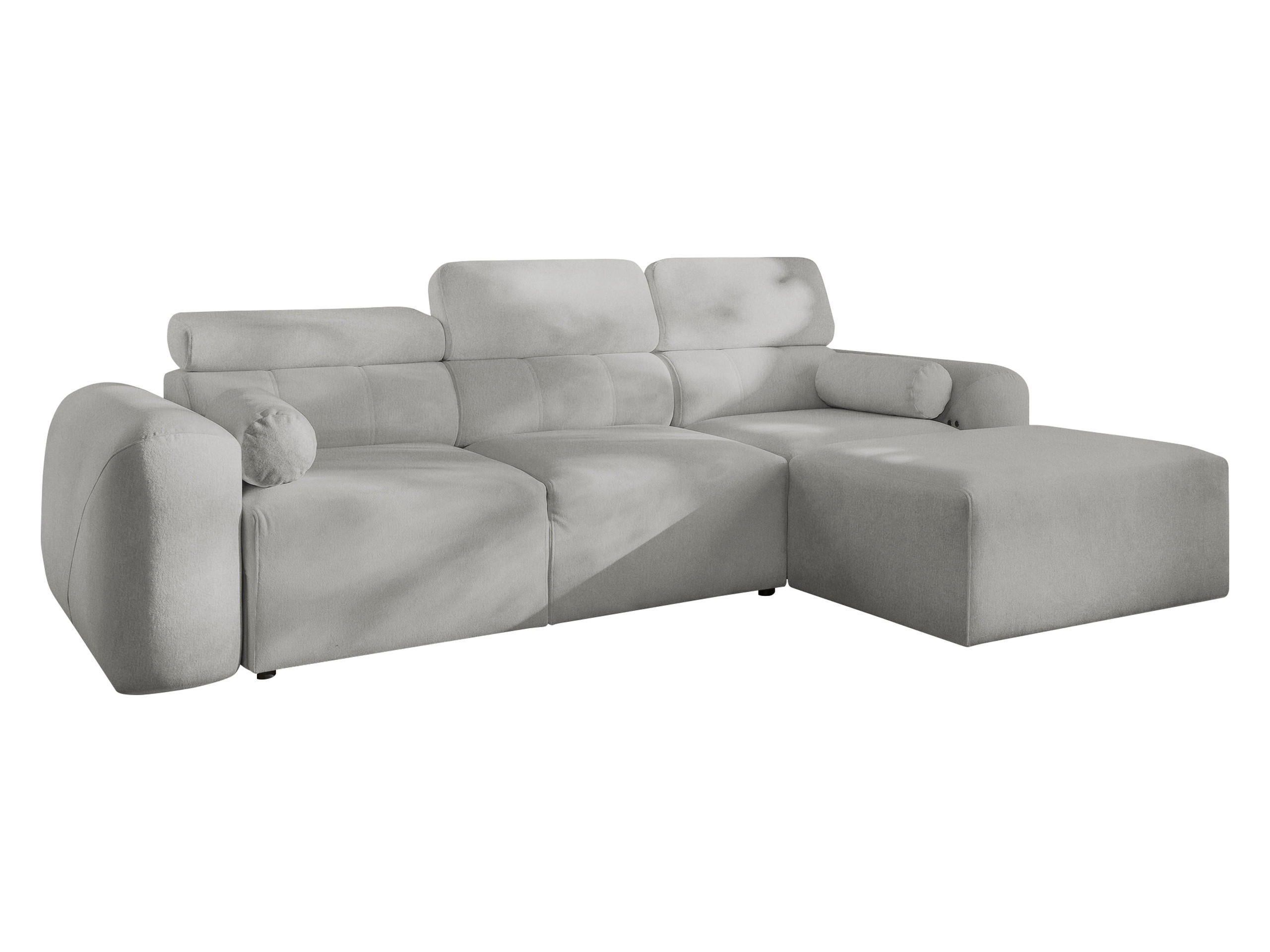 ECKSCHLAFSOFA Volare I, Seite: Rechts - Hellgrau, Holz/Textil (182/269cm) - MIRJAN24