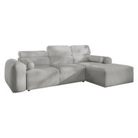 ECKSCHLAFSOFA Volare I, Seite: Rechts - Hellgrau, Holz/Textil (269/182cm) - MIRJAN24