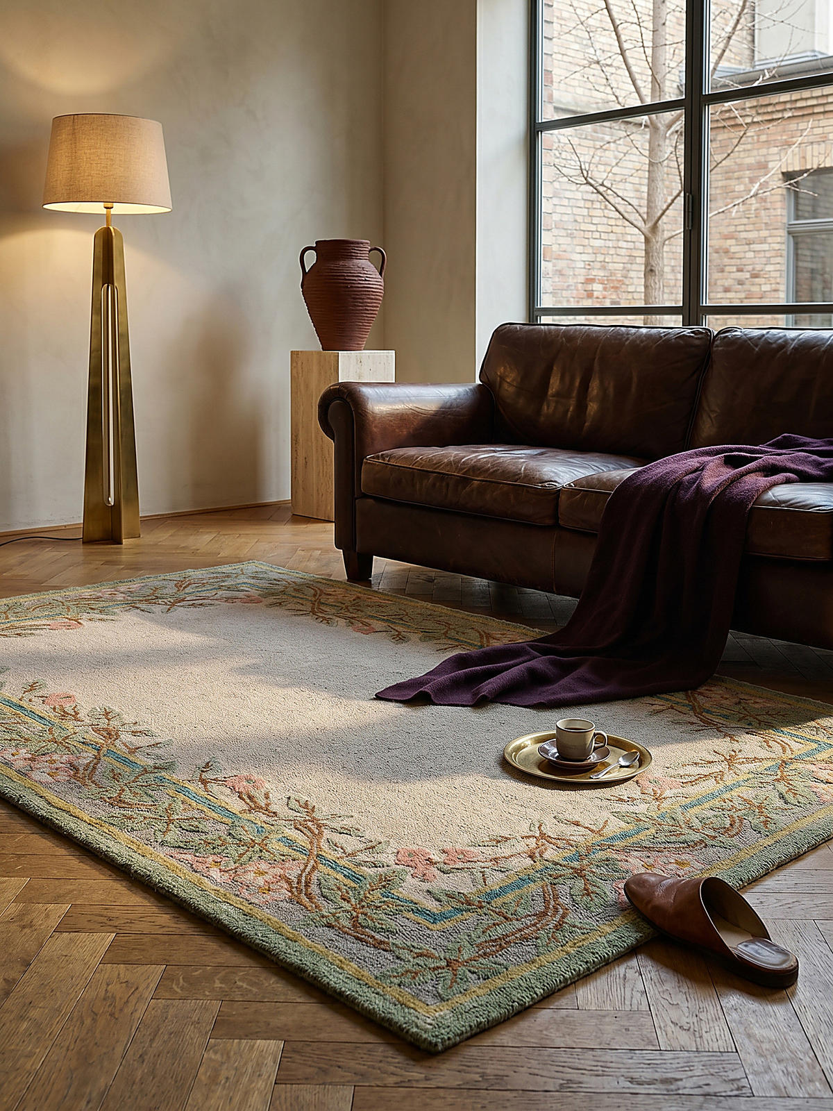 WOLLTEPPICH SOAR, floral, aus Wolle, Bunt, 160 x 230 cm - Multicolor, Textil (230/160cm) - KADIMA DESIGN