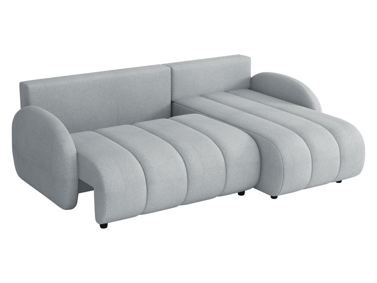 ECKSOFA Zara 2rLC - Creme/Schwarz, Holz/Kunststoff (233/160cm) - MIRJAN24