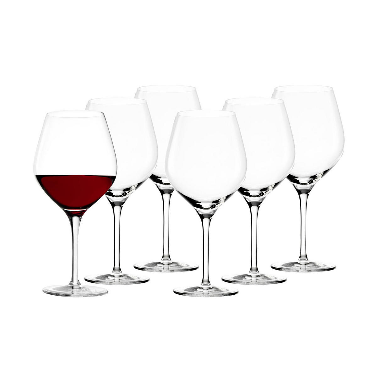 BURGUNDERKELCHE Exquisit transparent 650 ml 6er Set - Transparent, Glas (0.65L) - Stölzle Lausitz