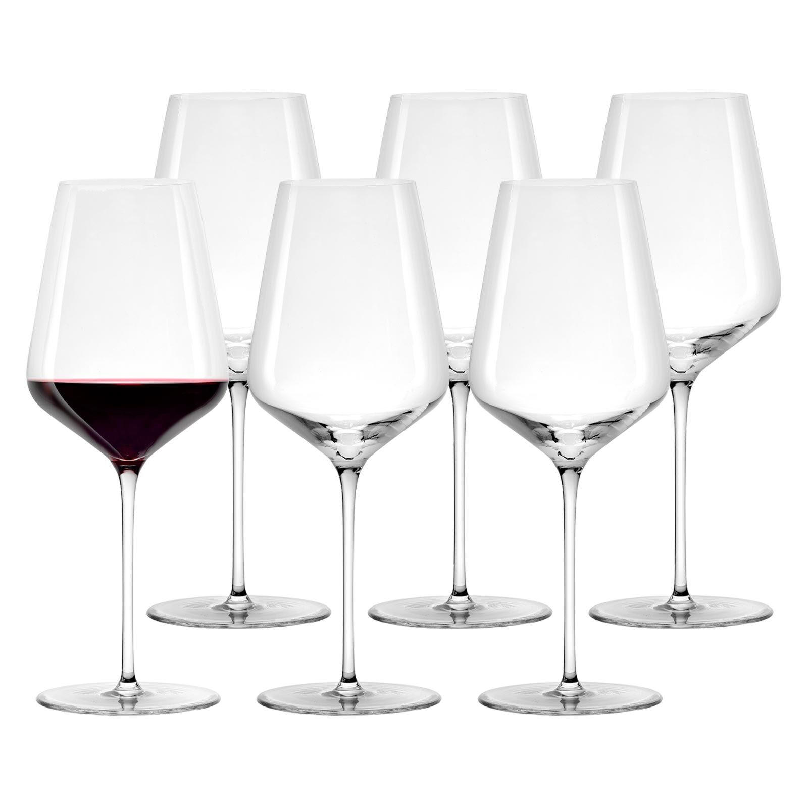 BORDEAUXGLÄSER Starlight transparent 675 ml 6er Set - Transparent, Glas (0.68L) - Stölzle Lausitz