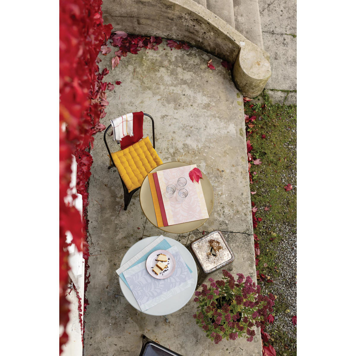 TISCHSET Canna sauerkirsche 33 x 45 cm - Kirschrot, Textil (33/45cm) - Winkler