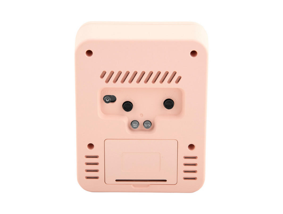 WECKER Duo 9.7/9.7/12 cm - Pink, Kunststoff (9.7/12/9.7cm) - Karlsson