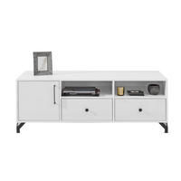 TV STOLEK LANZA, 140/50/50 cm, bílý - bílá, kompozitní dřevo (140/50/50cm) - MASSENO