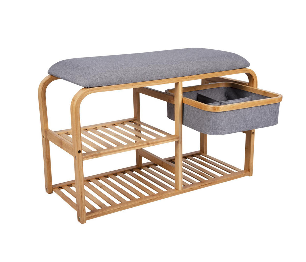BANK Dure Braun 69.5/30/45 cm - Braun, Holz (30/45/69.5cm) - Leitmotiv