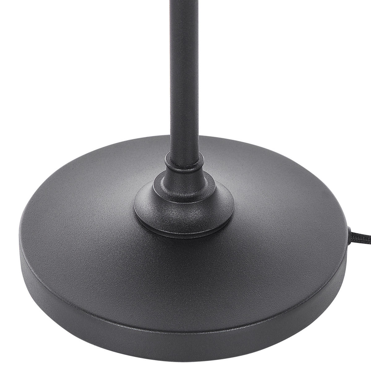 TISCHLAMPE Tosna 19/19/50 cm - Schwarz, Metall (19/19/50cm) - Beliani