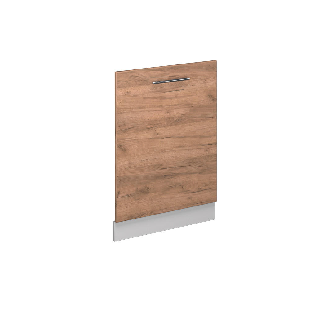 DISKMASKINENS FRONTPANEL Fame-Line Goldkraft ek 60 cm utan bänkskiva Honungsek, Vit 81.8/60/1.6 cm