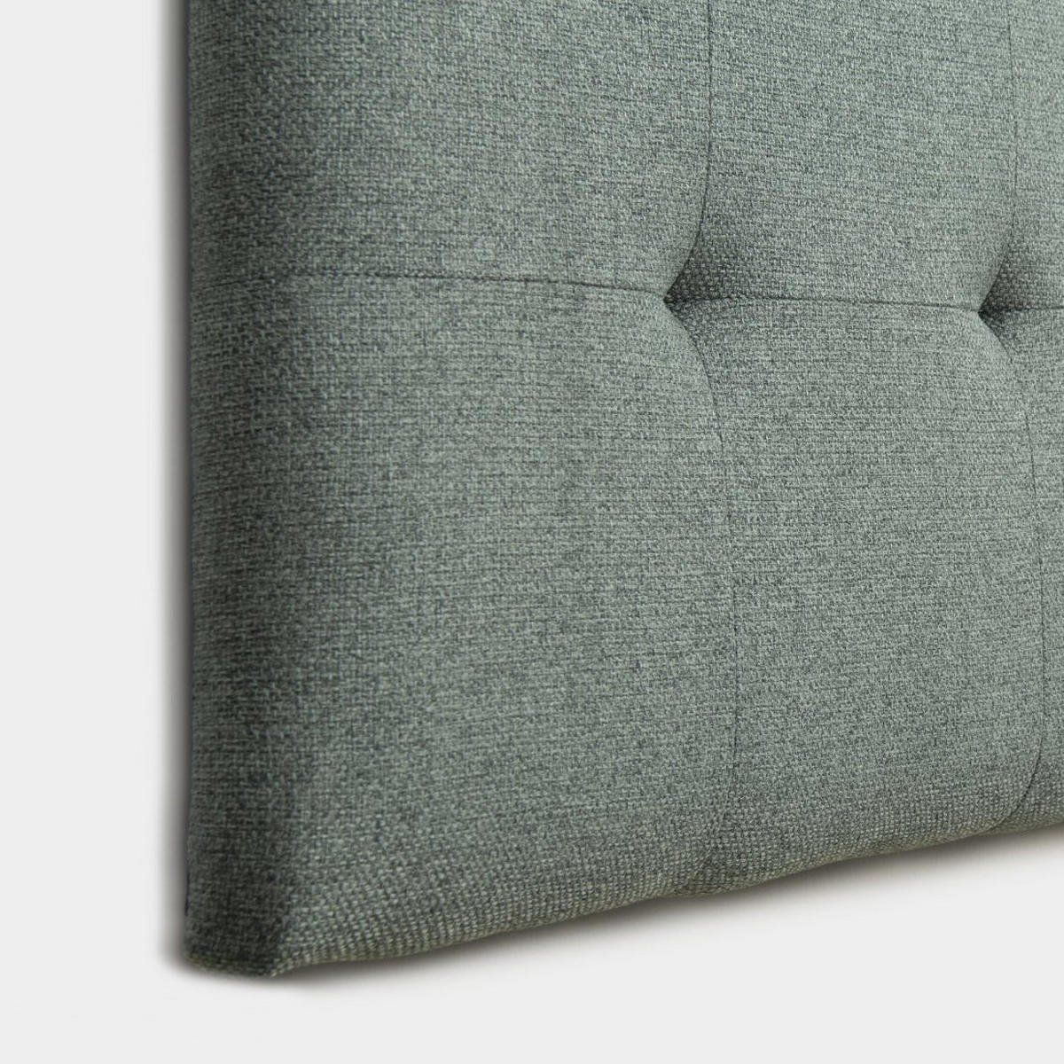 KOPFTEIL DOPPELTES Pier Grün 170 cm x 70 cm - Grün, Textil (170/7cm) - Klast Home