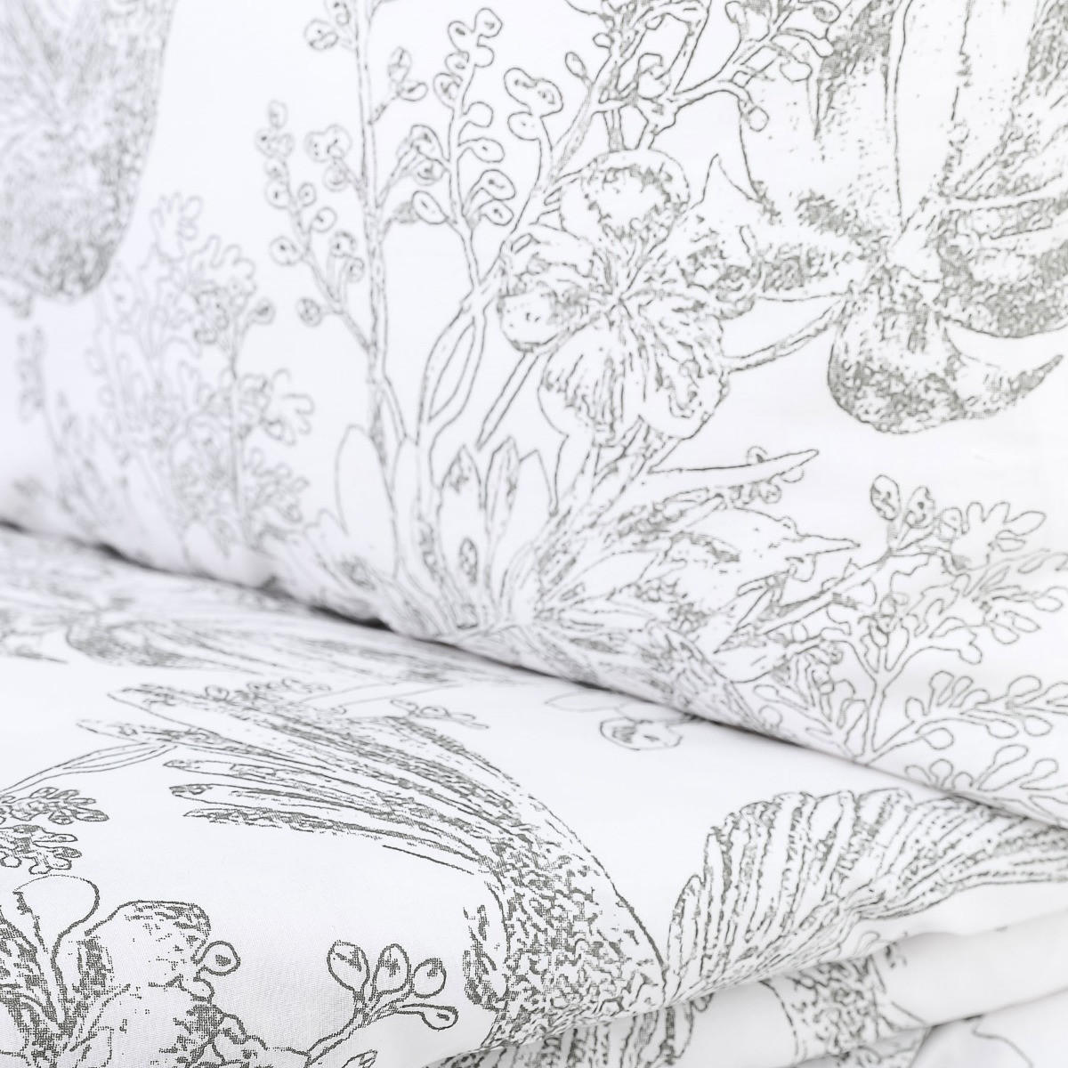 BETTWÄSCHE Morales Baumwolle weiß 160/200 cm - Weiß, Textil (160/200cm) - Homla