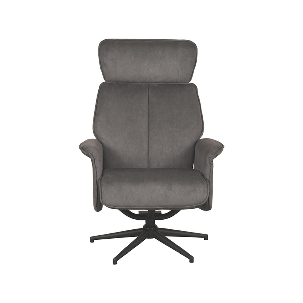 Thumbnail - Label51 Sessel, Anthrazit, Textil, 1-Sitzer, 77x109x79 cm, Wohnzimmer, Sessel, Polstersessel