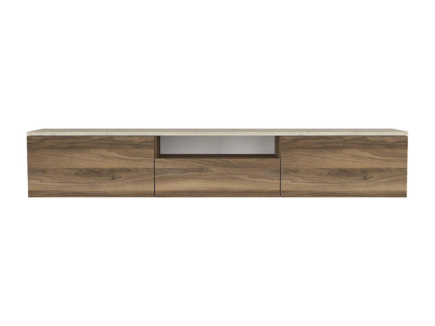 Vente-Unique Tv-Hängeschrank Natur, Beige 180x31.3x29.5 cm