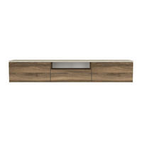 TV-HÄNGESCHRANK - 180 cm x 29.5 cm - holz - naturfarben dunkel, beige Lotula - Beige/Naturfarben, Holz (180/31.3/29.5cm) - Vente-Unique