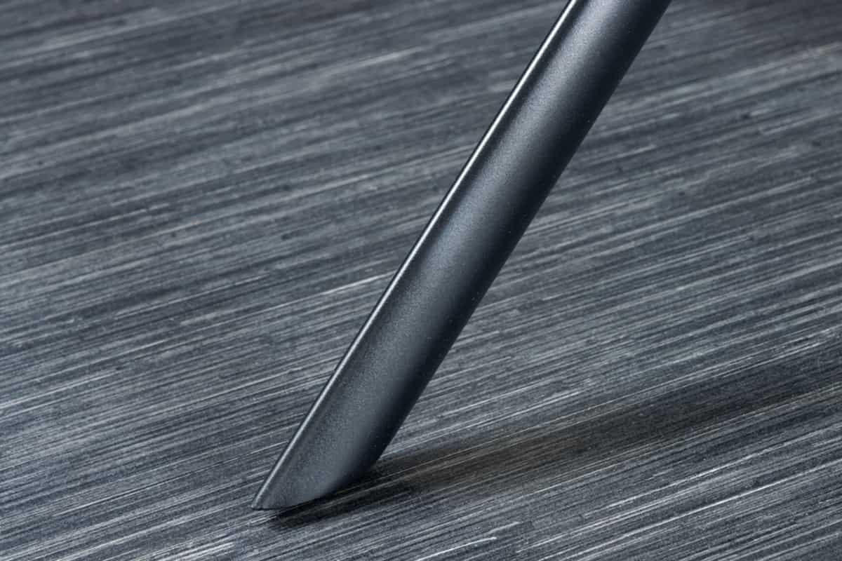 STUHL PAPILLON Echtleder Braun 85 cm - Schwarz, Leder/Metall (65/83/66cm) - riess-ambiente