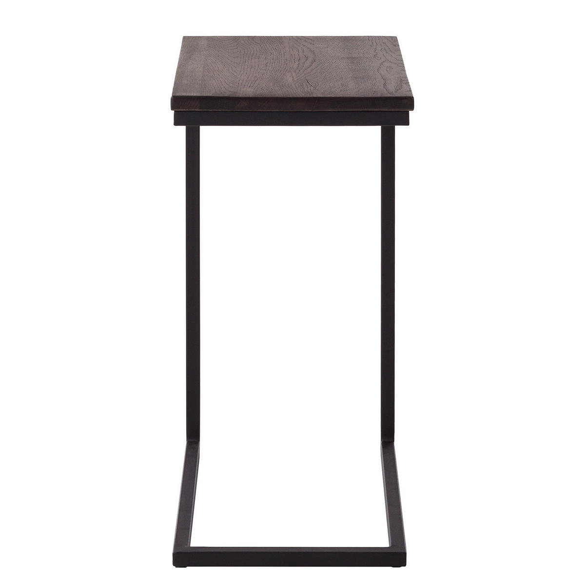 BEISTELLTISCH - Metall / Massivholz - Eiche - Eichefarben, Holz/Metall (30/45/60cm) - home24