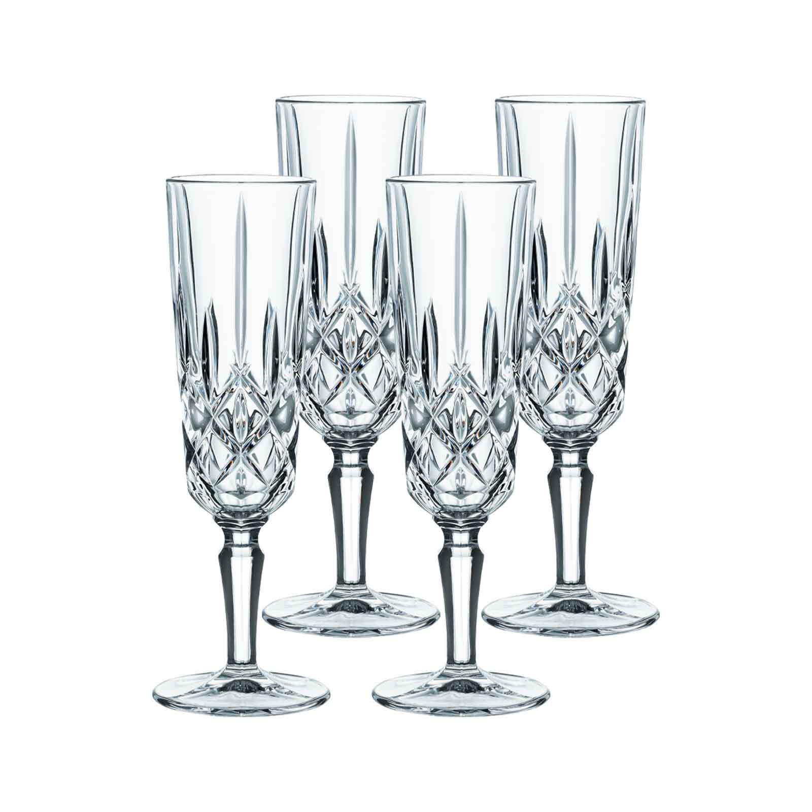 CHAMPAGNERGLÄSER Noblesse transparent 155 ml 4er Set - Transparent, Glas (0.155L) - Nachtmann