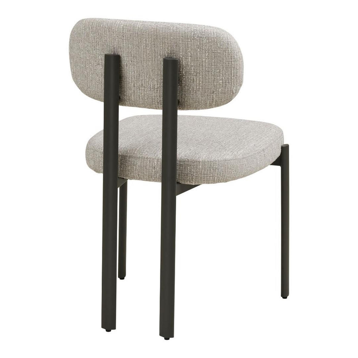 ESSZIMMERSTUHL, Aase, Grau, Stoff, 53 x 50 x 81 cm - Grau, Textil/Metall (53/81/50cm) - ebuy24
