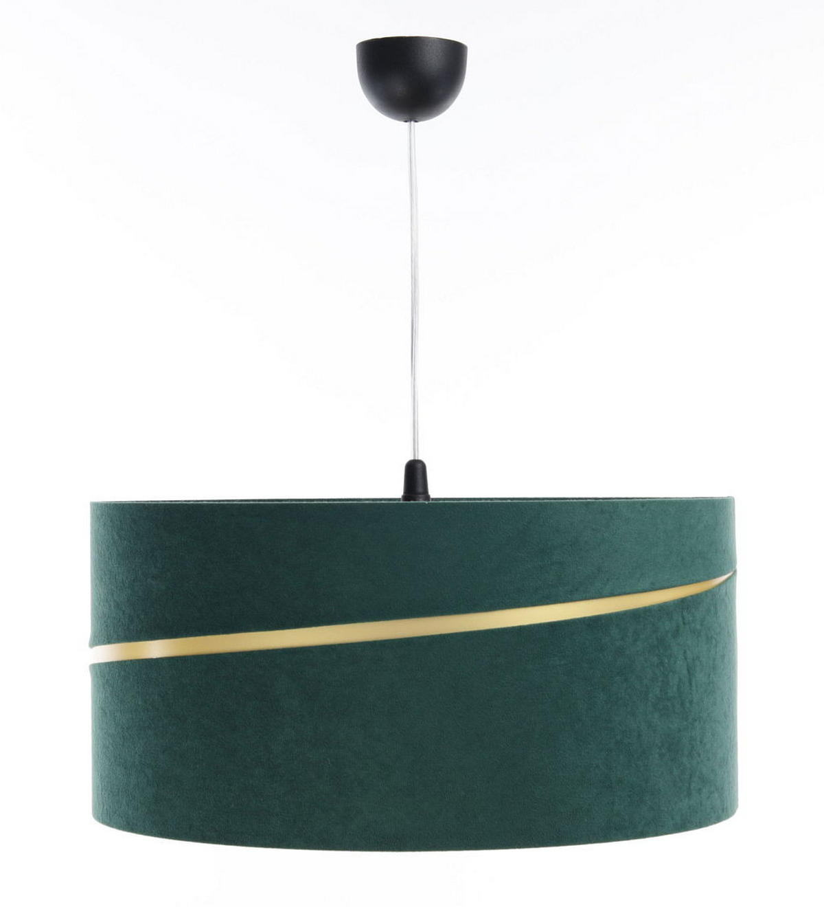 HÄNGELEUCHTE Grün 60/30 cm - Goldfarben/Grün, Kunststoff (60/0.4/30cm) - ONZENO