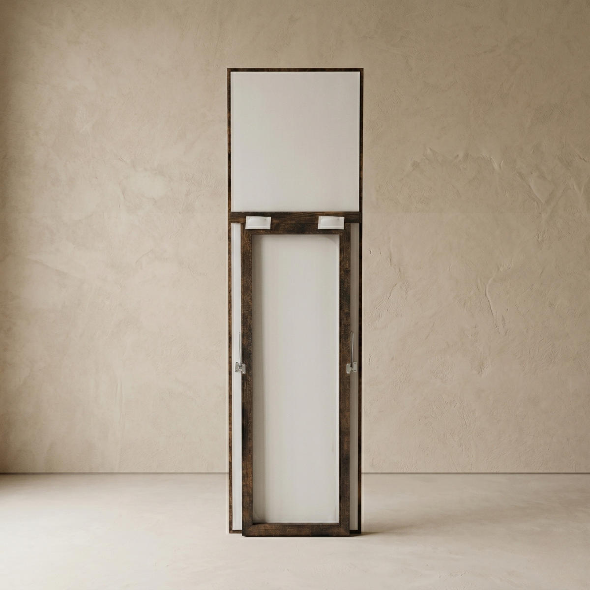 STEHSPIEGEL Havlys - Braun, Glas (37/127/2cm) - SCENA LIVING
