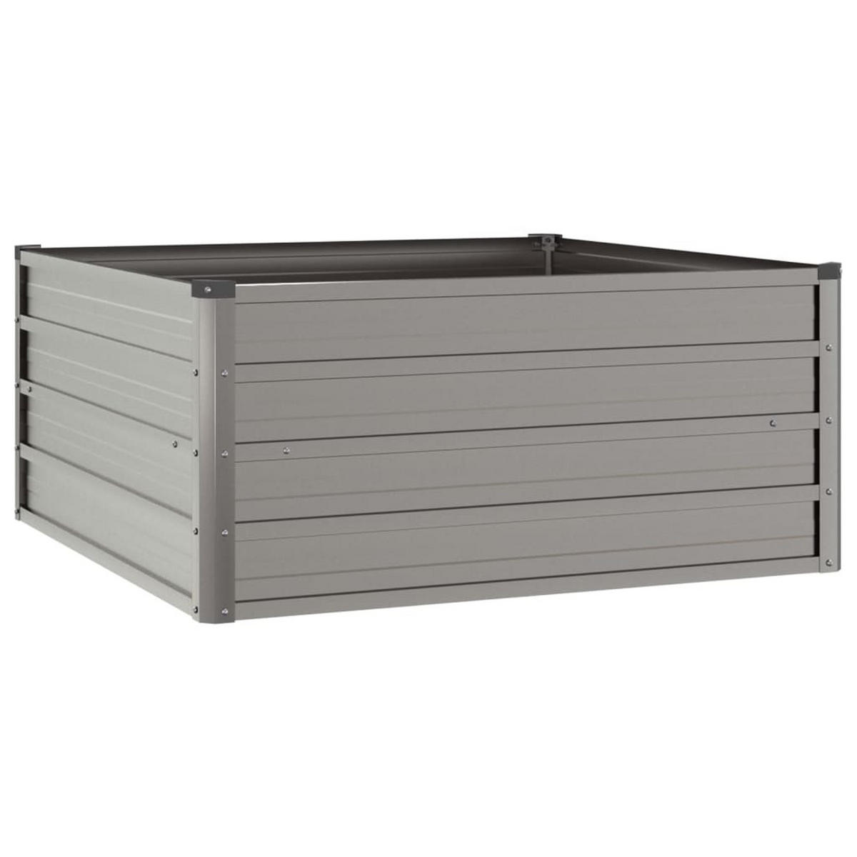 HOCHBEET aus Cortenstahl ISAK unten offen Metall 100x100x45 cm - Braun, Metall (100/45/100cm) - DELUKE