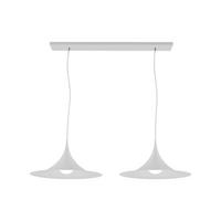 HÄNGELEUCHTE Louie X2 - Weiß, Metall (33/70/16cm) - Lumicom