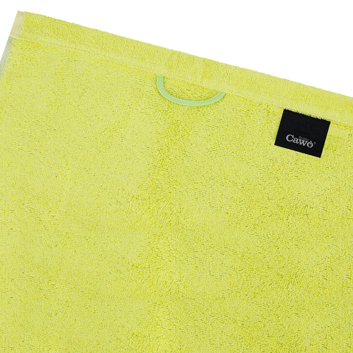 DUSCHTUCH Lifestyle Splash 2er-Set - Grün, Textil (70/140cm) - Cawö