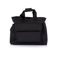 WICKELTASCHE CHMBL026 schwarz kompakt faltbar, Rucksackfunktion, Wickelauflage, Reißverschluss - Schwarz, Textil (18/30/44cm) - Chipolino