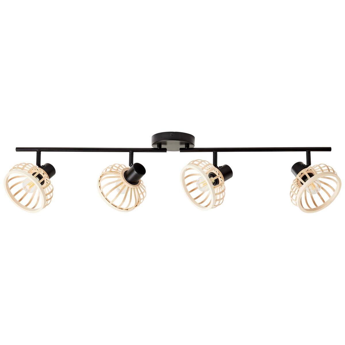 SPOTBALKEN Norah 99740/76 - Schwarz, Holz (15/90.5/22cm) - Brilliant