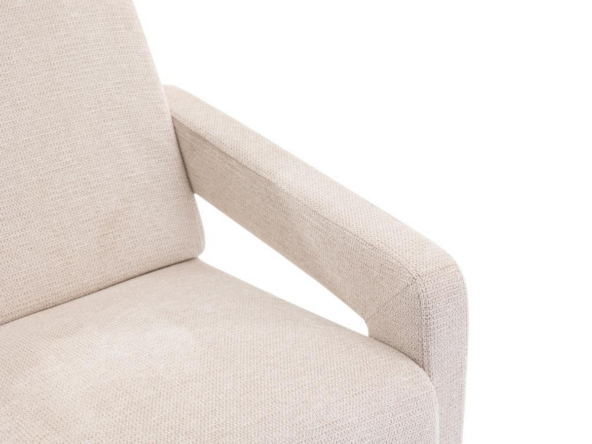 SESSEL - Strukturstoff - Beige - ISPARTA - Beige, Textil (83/71/65cm) - Vente-Unique