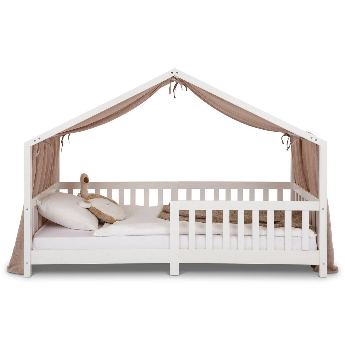 HAUSBETT- HIMMEL LIAN - Taupe, Textil - IDIMEX