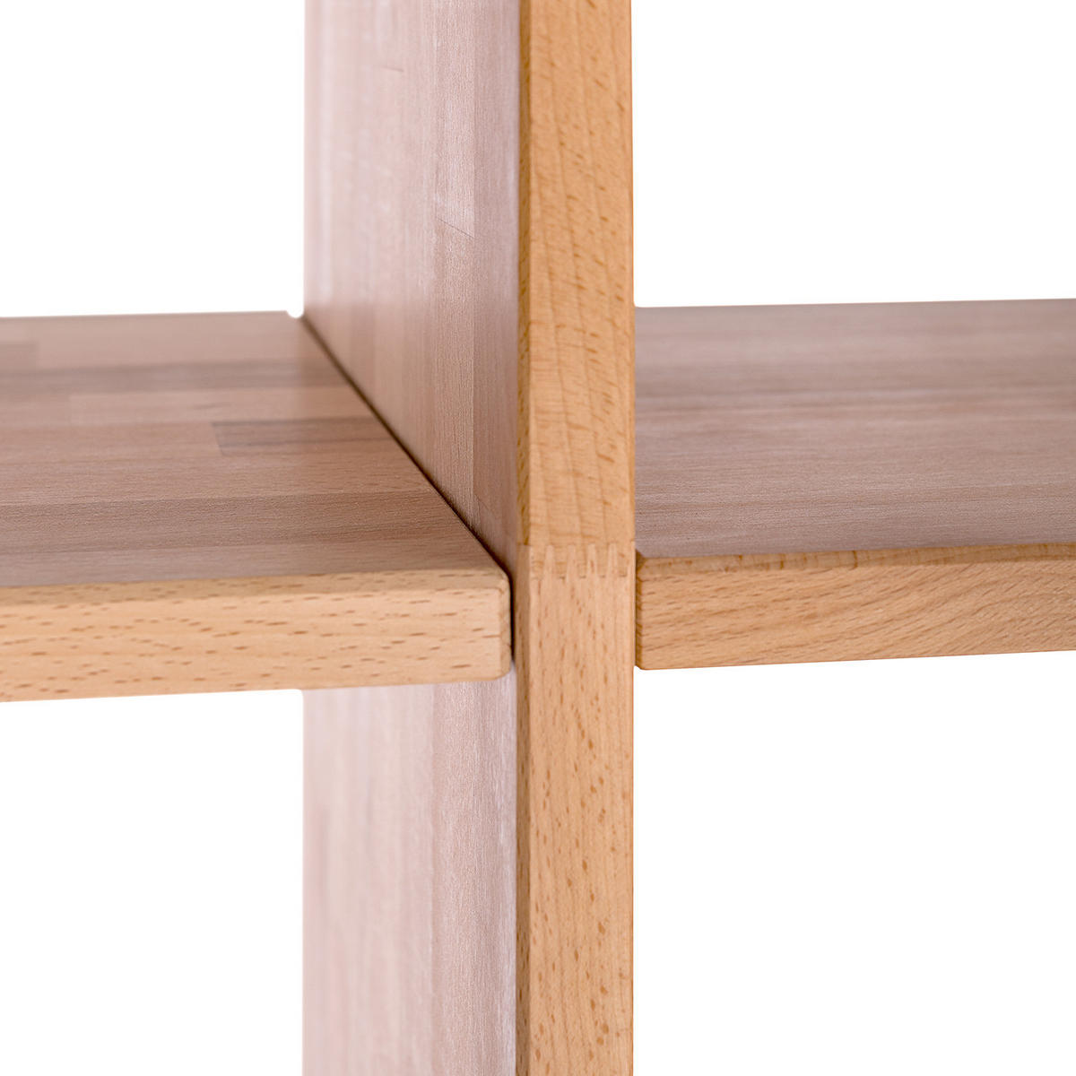 REGAL - Massivholz - Kernbuche, Holz (76/186/35cm) - home24