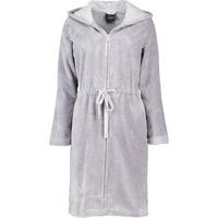 BADEMANTEL DAMEN KURZMANTEL MIT KAPUZE CAWÖ HOME 822 GRAPHIT - 73 - Grau, Textil (XSnull) - Cawoe