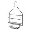 BADEZIMMERREGAL Carl 23/9,5/41,5cm Schwarz - Schwarz, Metall (23/41.5/9.5cm) - Mondex