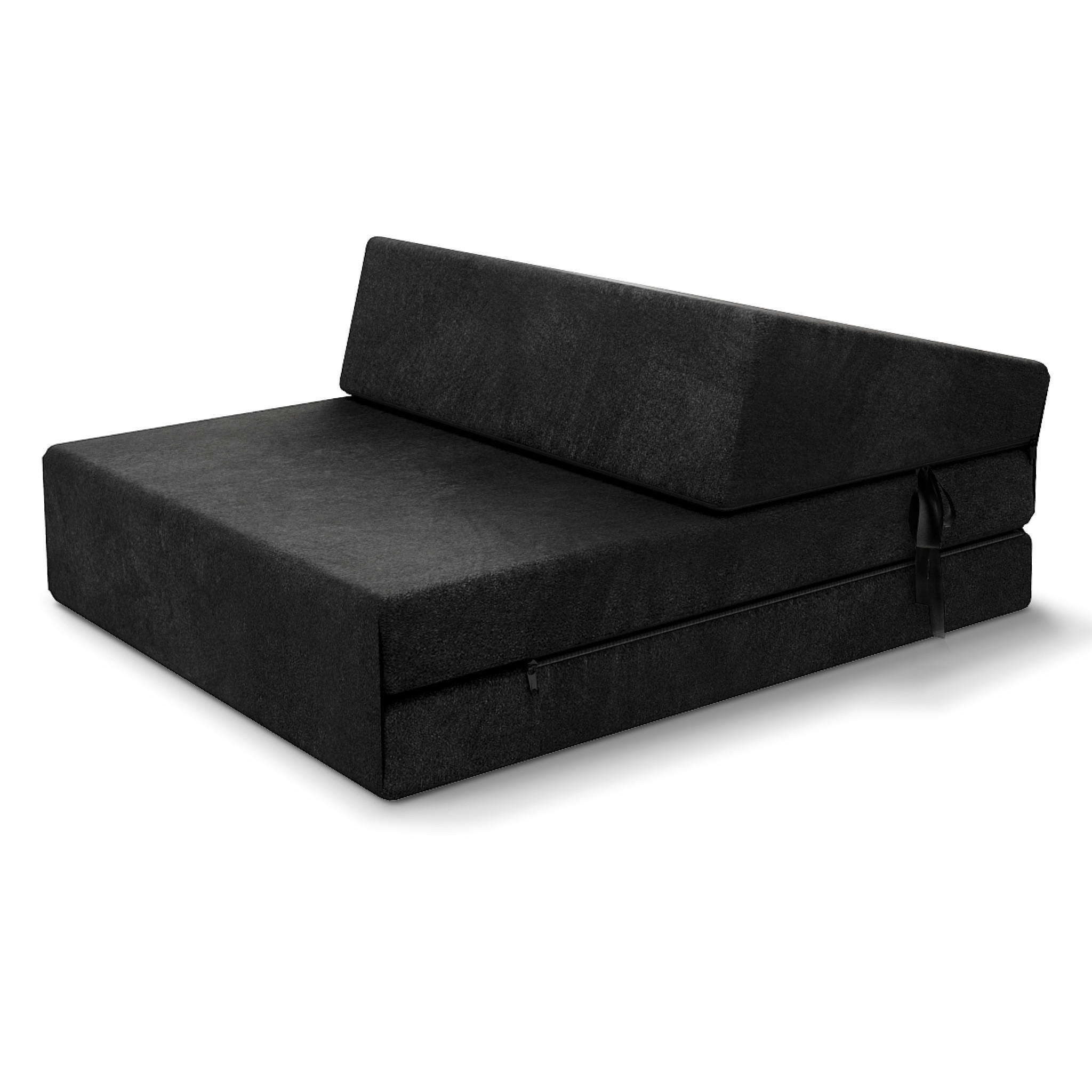 KLAPPMATRATZE SUZI MINI - Schwarz, Textil (70/200cm) - FDM