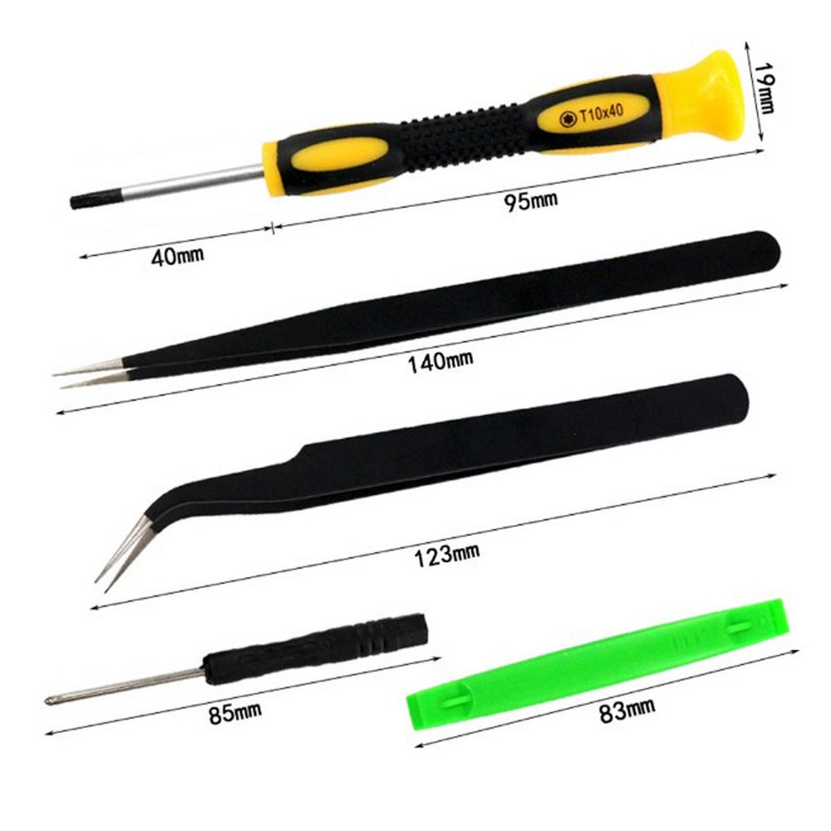 SCHRAUBENDREHER-SET-DIY,12-IN-1 Magnetschraubendreher-Set - Schwarz, Metall (2/2/14cm) - LIBRATON