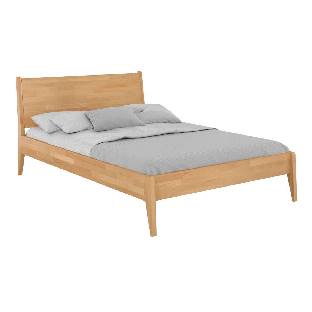 MASSIVHOLZBETT Radom 180/200 in Naturfarben, Buche-lackiert - Buchefarben, Holz/Buchenholz (180/200cm) - Visby