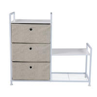 SCHUBLADEN-REGAL - Beige, Metall (85/76/29cm) - SVITA