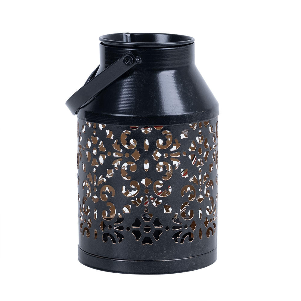 LED AUSSENLEUCHTE Metall Schwarz - Schwarz, Metall (10/10/16cm)