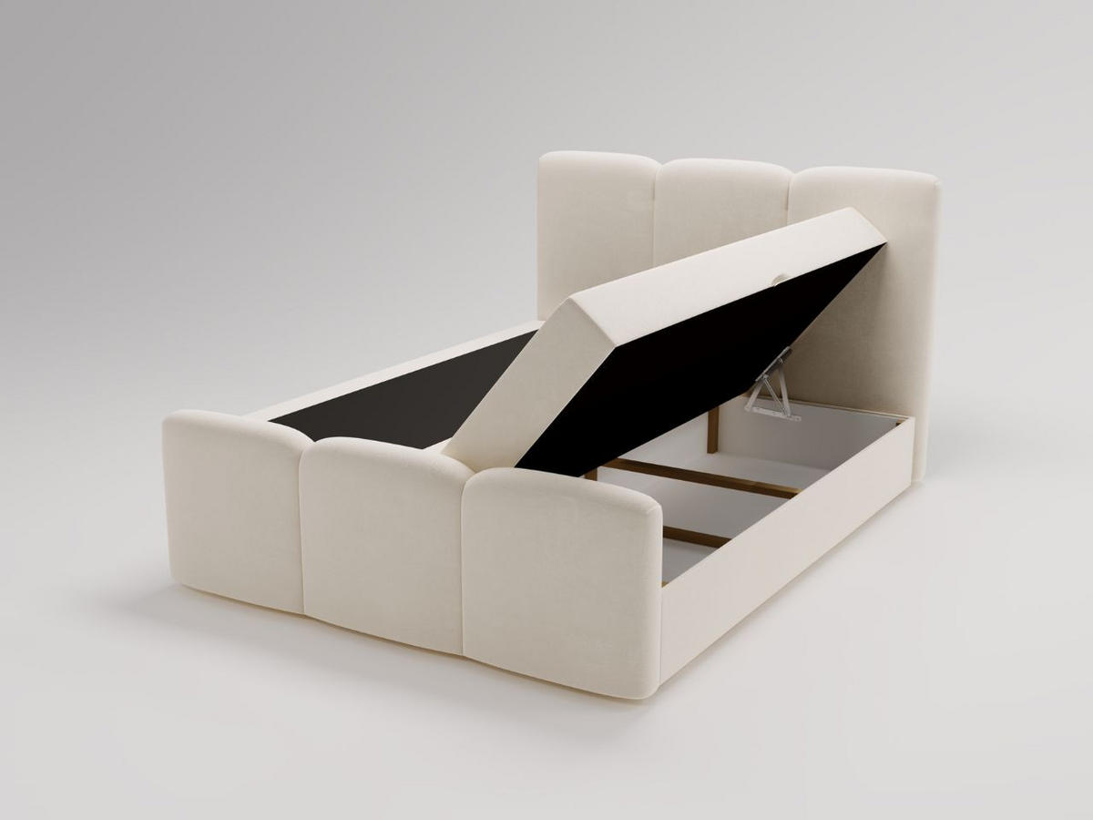 BOXBETT Campi 140x200 Grau - Grau, Holz/Textil (140/200cm) - Graingold