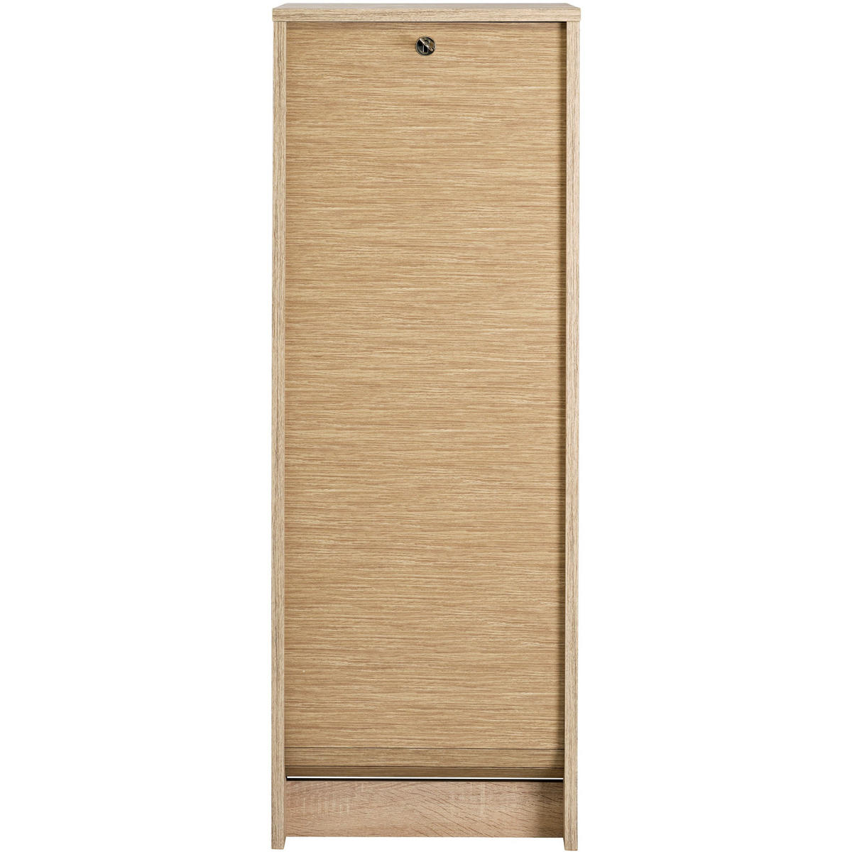 AKTENSCHRANK mit Rolladentür 38,5/35/104cm - Eichefarben, Holzwerkstoff (35/104/38.5cm) - Simmob
