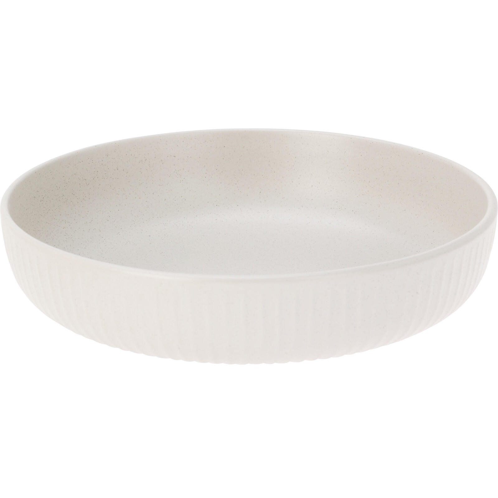 TELLER aus Steingut Grau 22/22/5 cm - Grau, Keramik (22cm) - Siaki