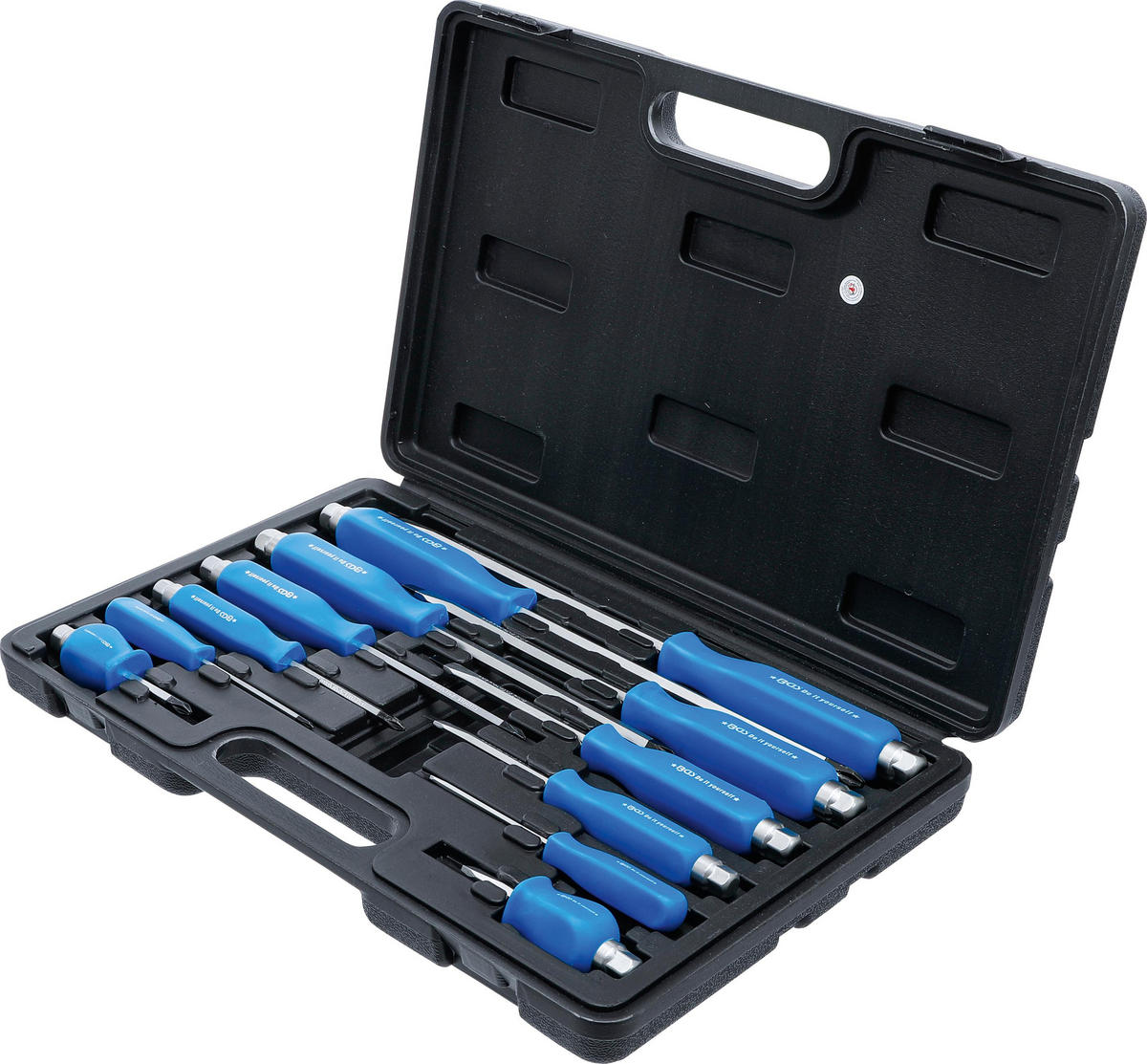 SCHRAUBENDREHER-SATZ | 12-TLG. - Multicolor, Kunststoff/Metall (1/1cm) - BGS technic