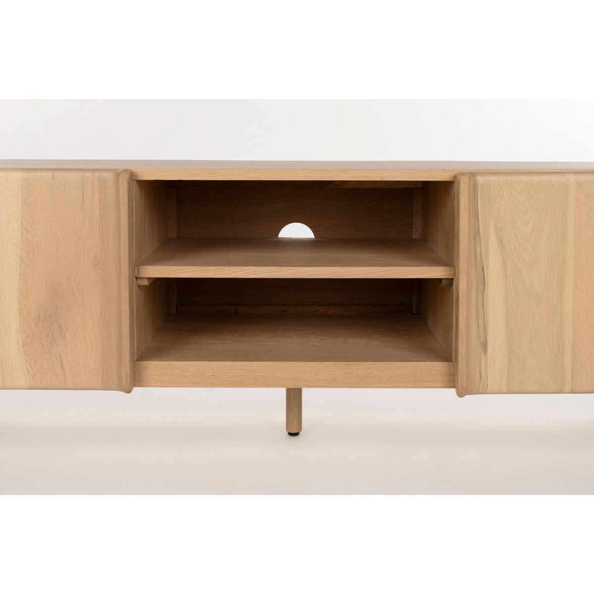 LOWBOARD Ember Niedrig - Naturfarben, Holz (160/50/45cm) - Zuiver