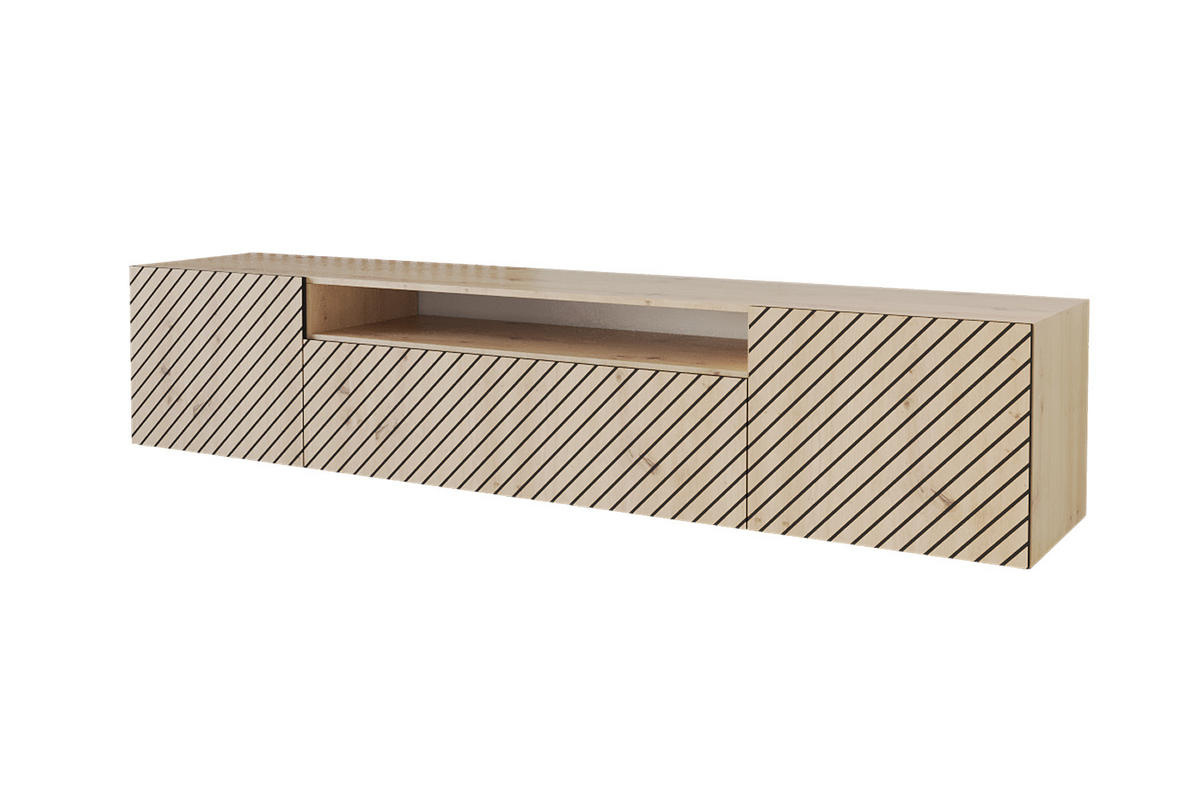 LOWBOARD SENI-W 200x40x41 cm - Artisan - Eiche Artisan, Holzwerkstoff (200/40/41cm) - ALTDECOR