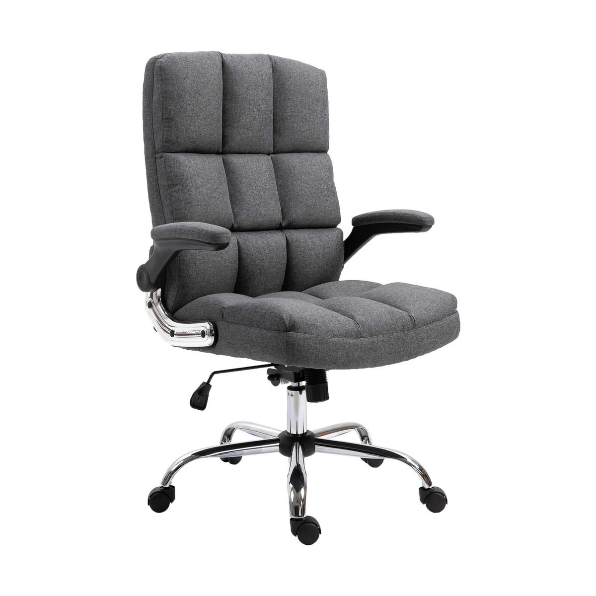 BÜROSTUHL Grau - Grau, Textil (73/120/72cm) - MCW