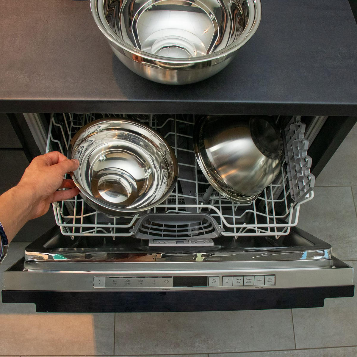 RÜHRSCHÜSSELN Edelstahl (5er Set) - Multicolor, Metall (26/13cm) - Intirilife