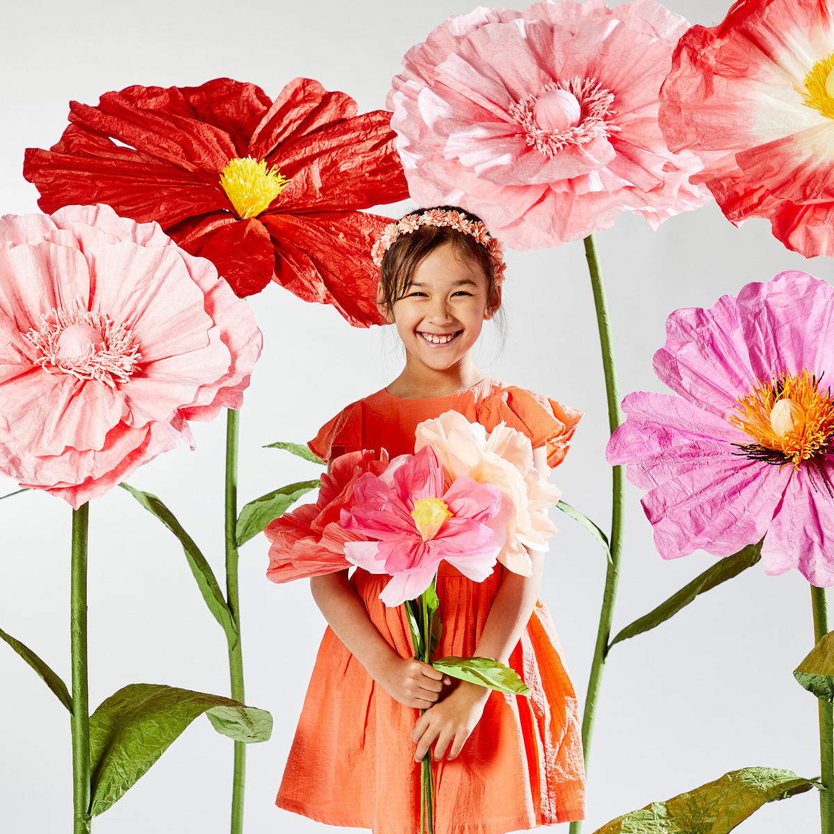 DEKO-BLUME Bloom - Violett, Papier (120cm) - Butlers