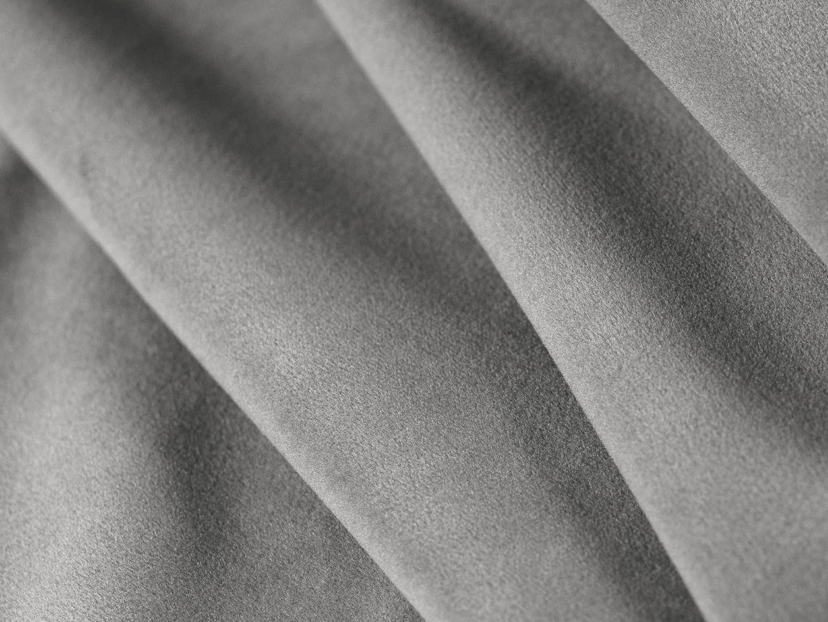 SOFA modular Bloom aus Samt grau 3 Sitzplätze - Grau, Textil (216/232cm) - Micadoni