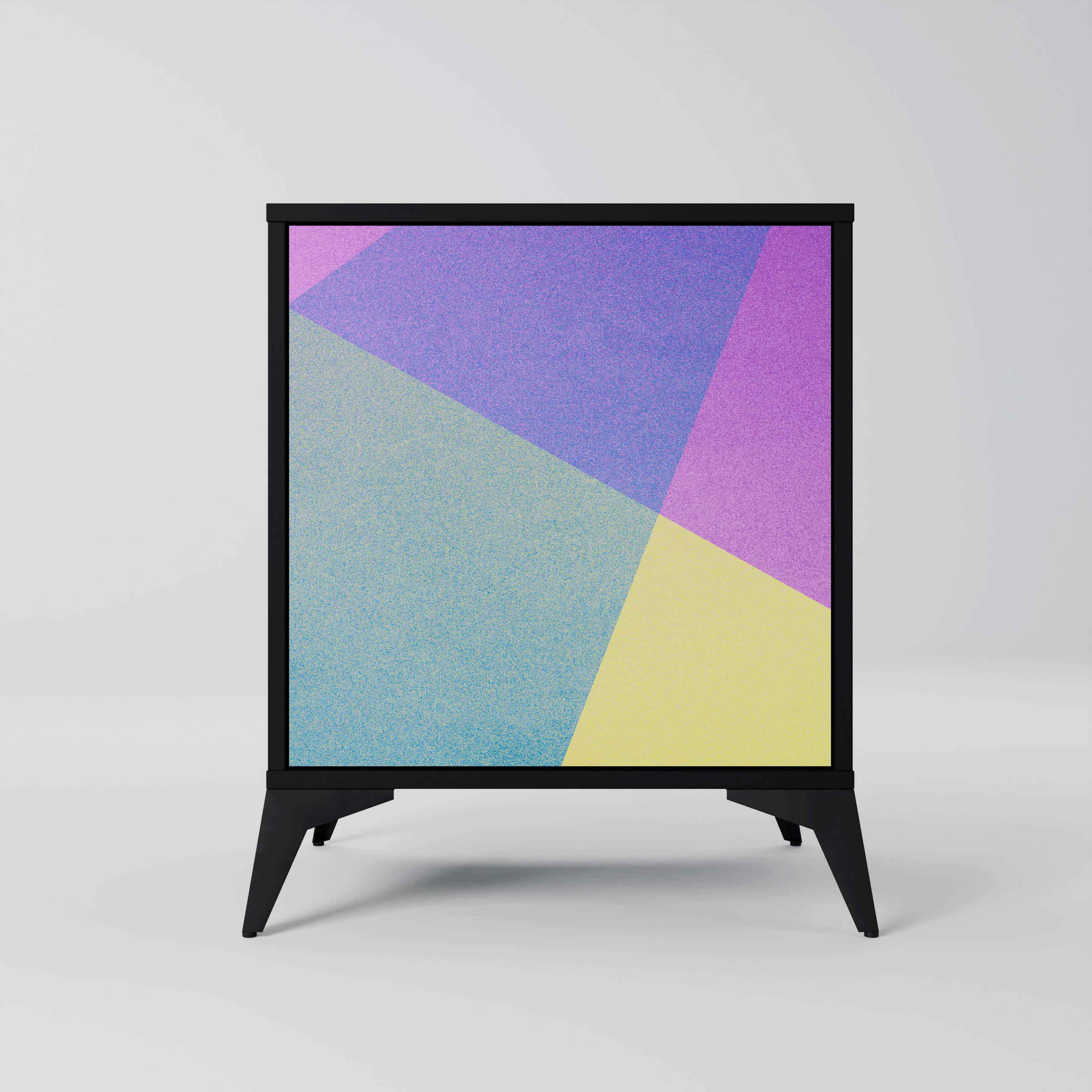 SpaceRebels Sideboard Schwarz 57.5x70.5x42 cm